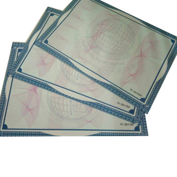 Cheap Security Paper with Watermark for Certificate and Document Printing